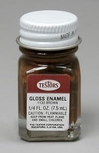 Testors Enamel 1/4oz Bottle Light Brown