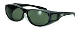 Global Vision Escort over-prescription Glasses Sunglasses with Smoked Lenses Has Matching Side Lens Meets ANSI Z87.1-2003 Standards for Safety Eyewear