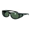 Global Vision Escort over-prescription Glasses Sunglasses with Smoked Lenses Has Matching Side Lens Meets ANSI Z87.1-2003 Standards for Safety Eyewear
