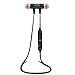 Bluetooth in Ear Headset Stereo Sport Sweat Proof Headphone with Magnet Attraction Alloy Earbuds Black