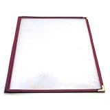 8X11 Red Sewn Menu Cover (06-0679) Category: Guest Check Accessories