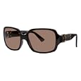 FENDI FS445 207 BROWN PLASTIC SUNGLASSES