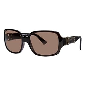 FENDI FS445 207 BROWN PLASTIC SUNGLASSES