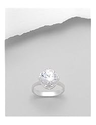 CZ Ring In 92.5 Sterling Silver