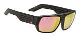 Spy Optic Blok Sunglasses - Matte Black w/ Grey / Multilayer Pink Lens