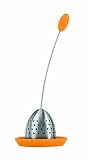 William Bounds  - WB08379 - Boule � th� - Fleurs de th�  -  Acier/silicone- Orange