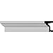 5"H x 4"P x 94 1/2"L Standard Moulding