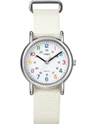 TIMEX WEEKENDER SLIP THROUGH MID SIZE WHITE
