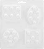 Soapsations 8x9 Soap Molds: Geometric Shapes w/Dots
