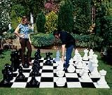 GIANT GARDEN CHESS SET WITH LAWN FRIENDLY BOARD