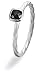 SPINNING Jewelry Damenring 925 Sterling Silber *BLACK TWIST* Zirkonia