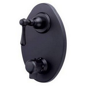 Danze+é-« Opulence+ó-ó Two Handle Thermostatic Shower Trim Kit - Satin Black
