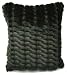 Kitchen & Housewares : Black Cable Cushion 24 x 24 inches