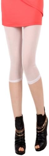 Zacoo Women's See Through Cropped Leggings