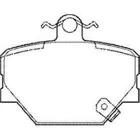 Brake Pad Set disc brake for SMART FORTWO cabrio 2004/1 0.7 (450.432) Petrol Convertible