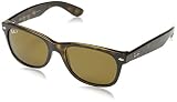 UPC 805289330462 product image for Ray-Ban RB2132 New Wayfarer Polarized Sunglasses,Tortoise/Green Polarized,52 mm | upcitemdb.com