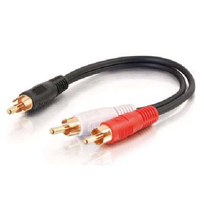 CABLES TO GO 6in RCA M/RCA M X 2 Y-Cbl Popular High Quality Practical Modern Design New