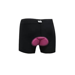 Docooler Women Bicycle Cycling Underwear Gel 3D Padded Bike Short Pants (M)