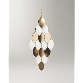 bebe Multi-Colored Enamel Disc Earrings