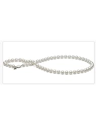 6.5-7.0 mm White "Freshadama" Freshwater Pearl Necklace