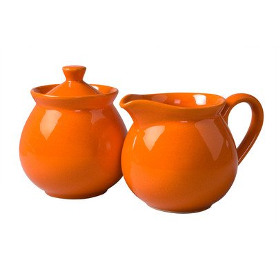 Waechtersbach Fun Factory II Orange Sugar/Creamer Set On Sale