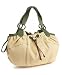 Lucky Brand Jeans Leather-Trim Daisy Chain Gathered Tote