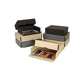 Archival Methods Drop Front Box 3 9.5 x 12.5, Gray