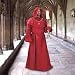 Red Monk Robe and Hood Costume. Wizard, Priest, Mage, or Cardinal Robe