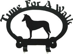 Dog Leash Hook - Smooth Collie (Time for a Walk)