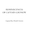 Reminiscences of Captain Gronow
