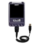 Review Gomadic  / Coiled USB Cable for the Sony Clie SJ33 with Power Hot Sync and Charge capabilities - Gomadic Brand w/ TipExchange Technology