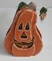 15in. Wood Jack-O-Lantern Halloween Decoration Accessory