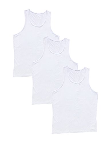 Men's 3 Pack Sexy Drop Needle Micro Modal Tank Tops