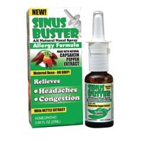 Click here to buy Sinus Buster All Natural Nasal Spray, Allergy Relief Formula, 0.68 Oz by Sinus Buster.