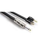 50Ft Hosa 1/4" Ts To Dual Banana With White Earbud Headphones