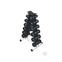 Dumbbell Rack A with 3,5,10,15,20,25Lb Rubber DBL