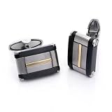 Dolan Bullock GENEVA 18K Gold Titanium Steel Cufflinks