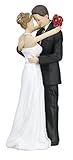 IMAGE OF Caucasian Bride and Groom Figurine Wedding Cake Top