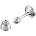  : Stanley Home Designs S825-521 Magnetic Doorstop with Catch, Satin Nickel