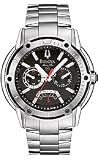 Bulova Marine Star Bracelet Black Dial Men's Watch #98C105