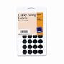 Identification Dot, Removable, 4x6 Sheet, 3/4" Diameter, Black, 1000/Pack AVE05459