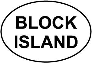 Block Island Oval Bumper Sticker