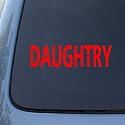 DAUGHTRY - Chris American Idol - Vinyl Car Decal Sticker #1846 | Vinyl Color: Red
