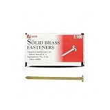 Prong Fasteners, Brass, 1/2", 100/Box ACC71502 Prong Fasteners, Brass, 1/2", 100/Box ACC71502