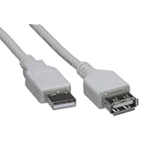 CABLING� Rallonge USB m�le-femelle A vers B C�ble pour brancher sur tout et toutes imprimantes, num�riseurs, HP, Epson, Kyocera, Canon couleur Gris clair - 2 m�trespar CABLING�