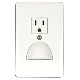American Lighting RNLS-4 In-Wall Outlet LED Night Light Combo, Hooded Lights by American Lighting