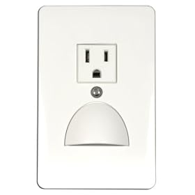 American Lighting RNLS-4 In-Wall Outlet LED Night Light Combo, Hooded Lights by American Lighting