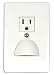 American Lighting RNLS-4 Hooded Recessed Night Lite, Includes Three .25-Watt White LED's and 1 120 Volt Receptacle