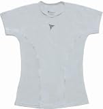 Linebreak Womens Compression Short Sleeve T-Shirt White Large
