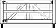 Genova Building Products FGR300 3-Rail Farm Gate